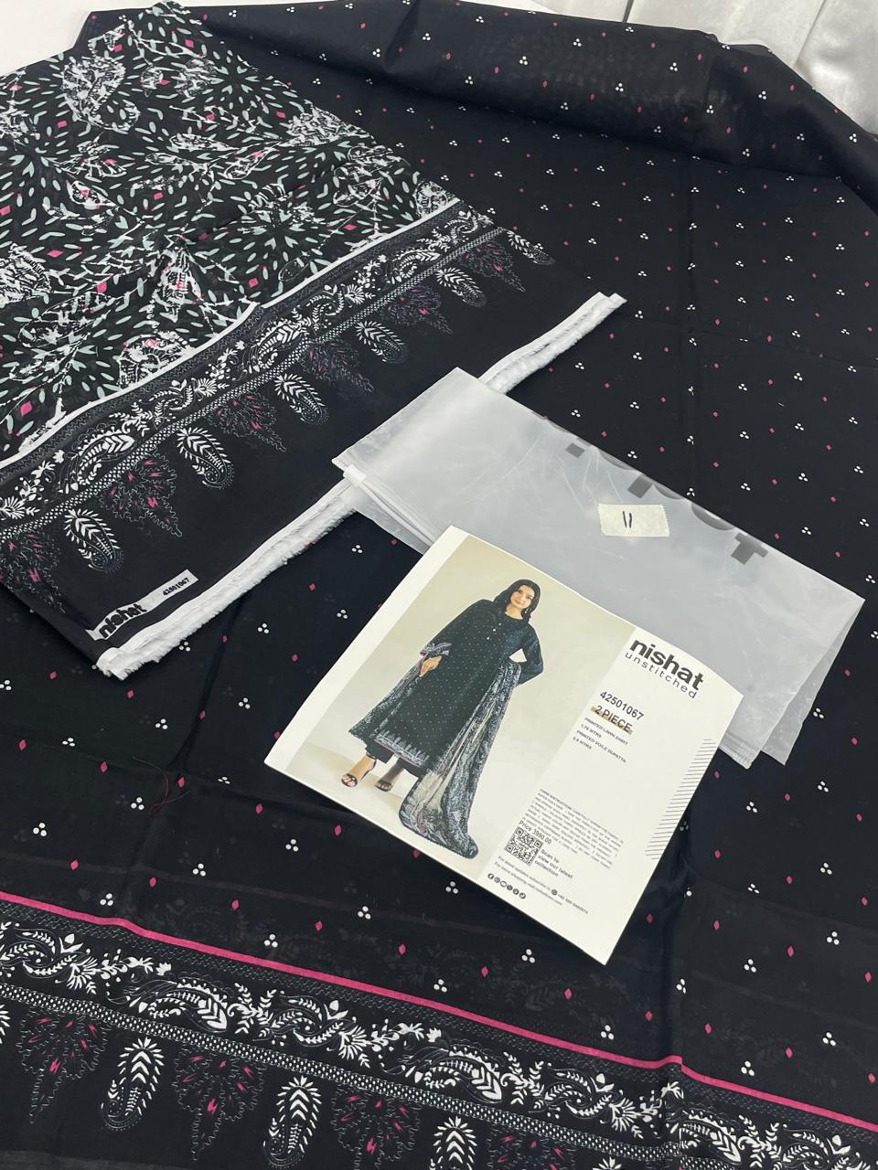 GRAND-NISHAT LAWN 2 PC SHIRT DUPATTA