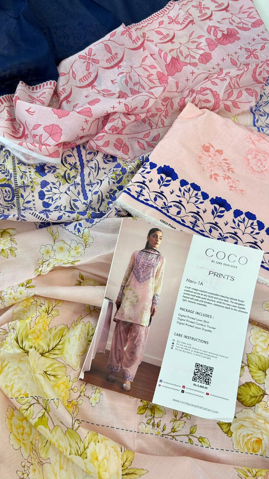 COCO ZARASHAH LAWN 3 PC