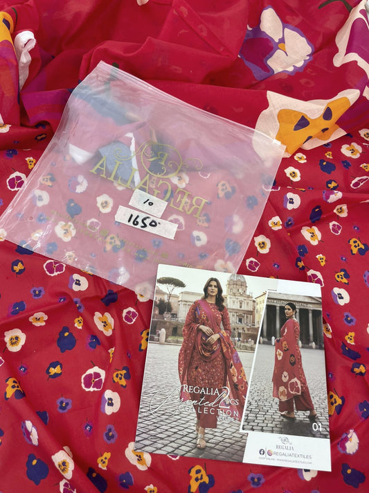REGALIA LAWN SHIRT DUPATTA 2PC