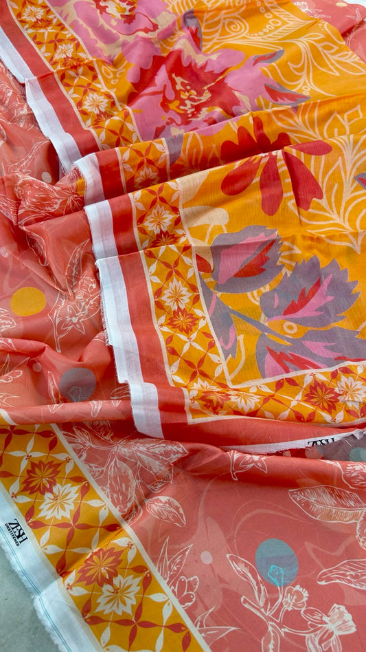 ZESH LAWN 2 PC SHIRT DUPATTA