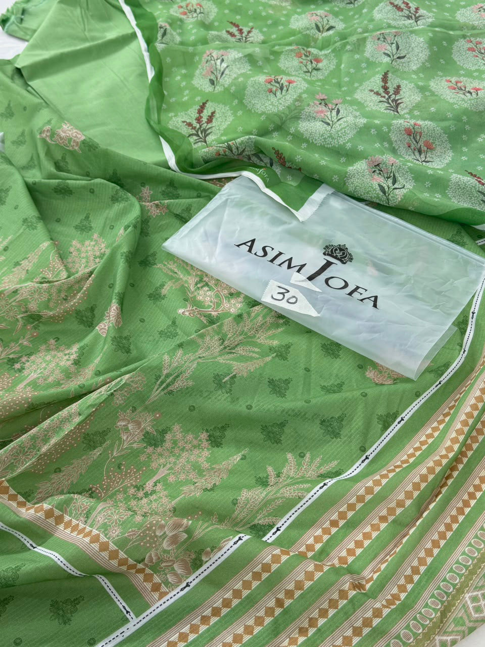 ASIMJOFA LAWN 3 PC