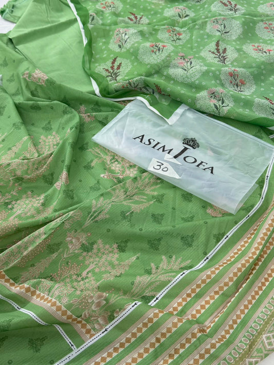 ASIMJOFA LAWN 3 PC