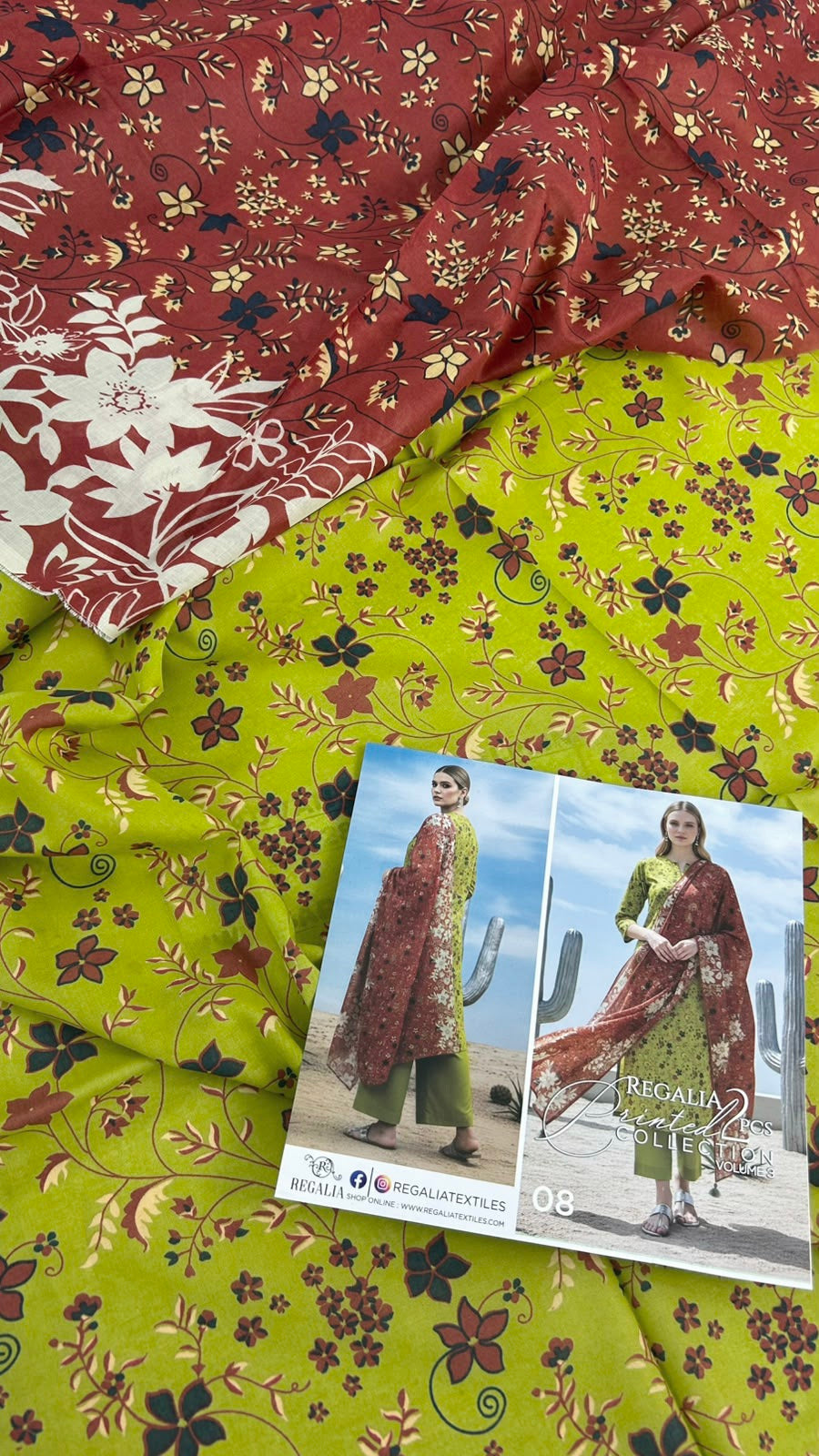 REGALIA 2 PC LAWN SHIRT DUPATTA