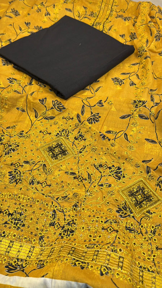 LAWN CHICKANKARI 2 PC SHIRT TROUSER