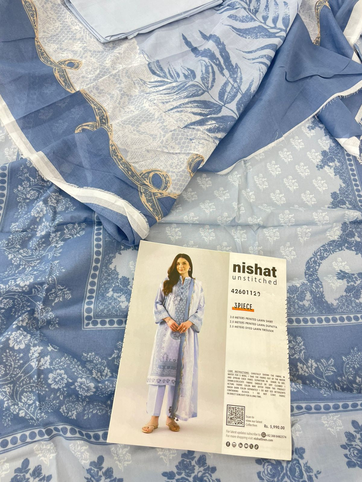 NISHAT LAWN 3PC