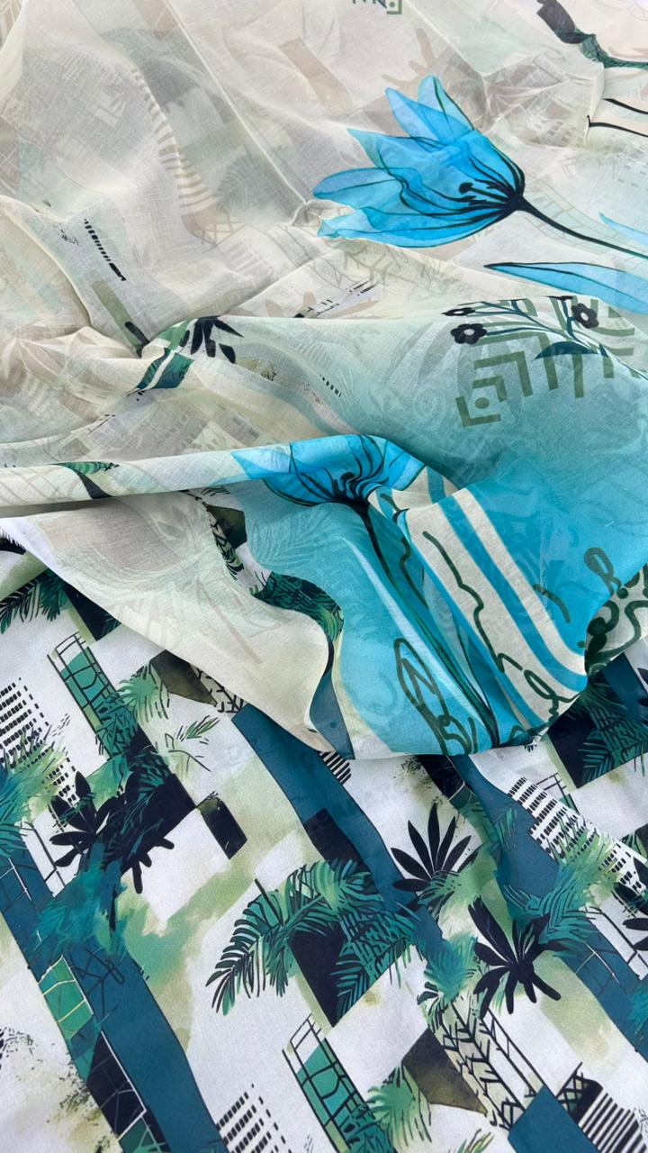 ALKARAM 2 PC LAWN SHIRT DUPATTA