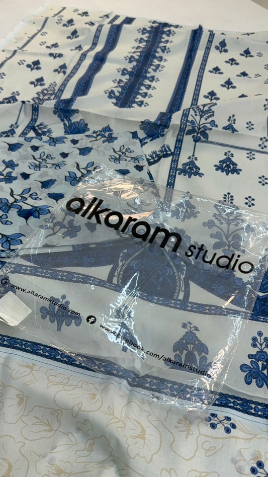 ALKARAM 2PC SHIRT DUPATTA