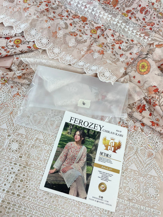 LUXURY LAWN CHIKANKARI 3PC