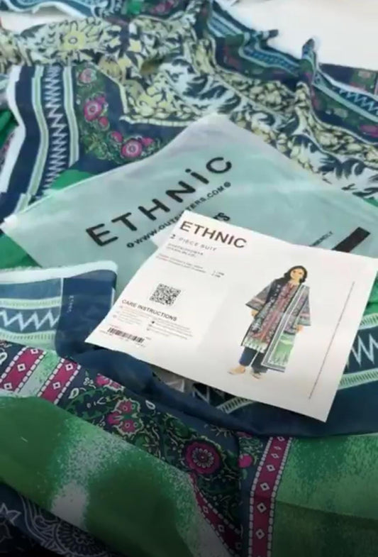 ETHNC LAWN 2 PC SHIRT DUPTA