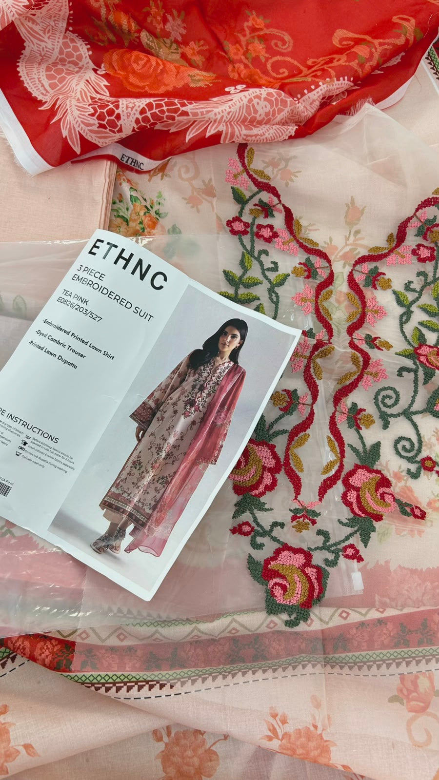 ETHNC EMB LAWN 3 PC