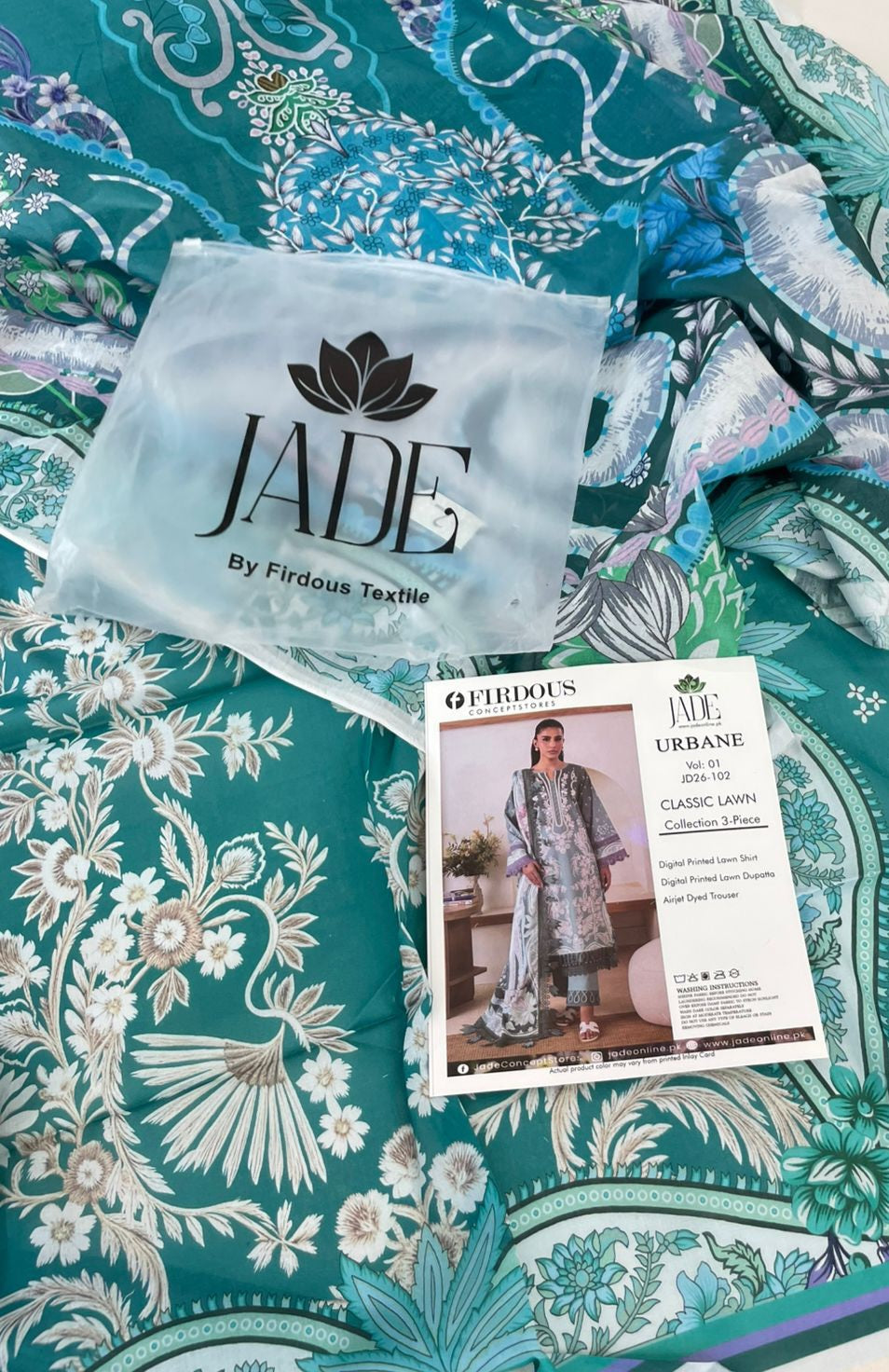 JADE LAWN 3 PC