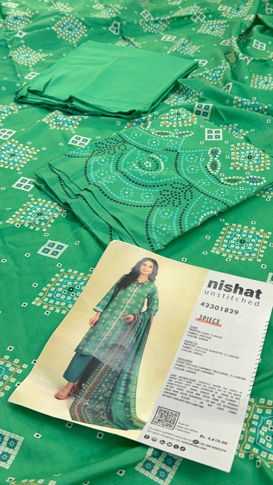 NISHAT VISCOSE 3 PC