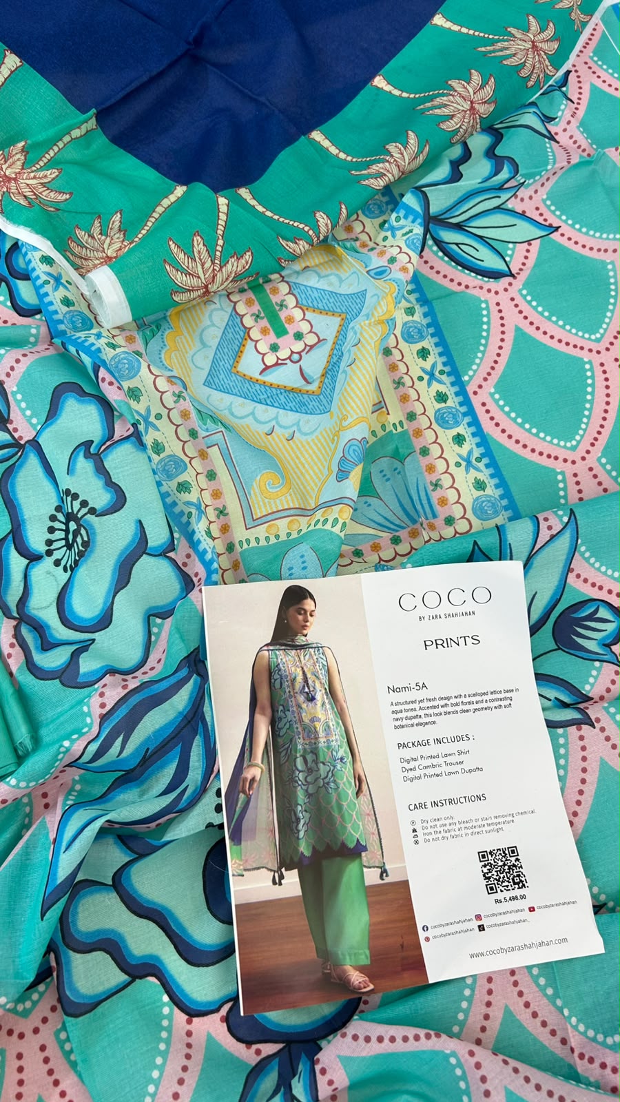COCO ZARASHAH LAWN 3 PC