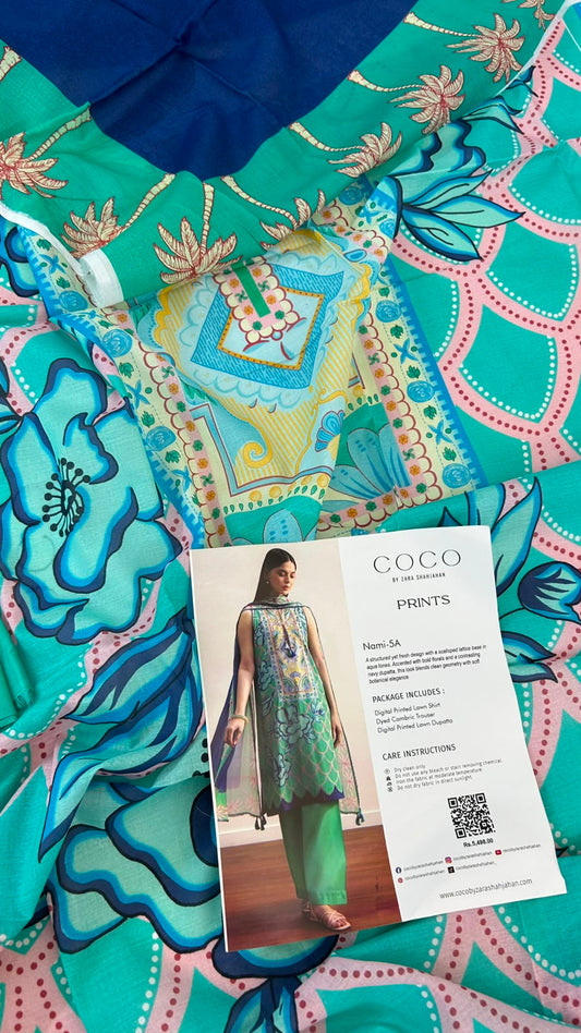 COCO ZARASHAH LAWN 3 PC