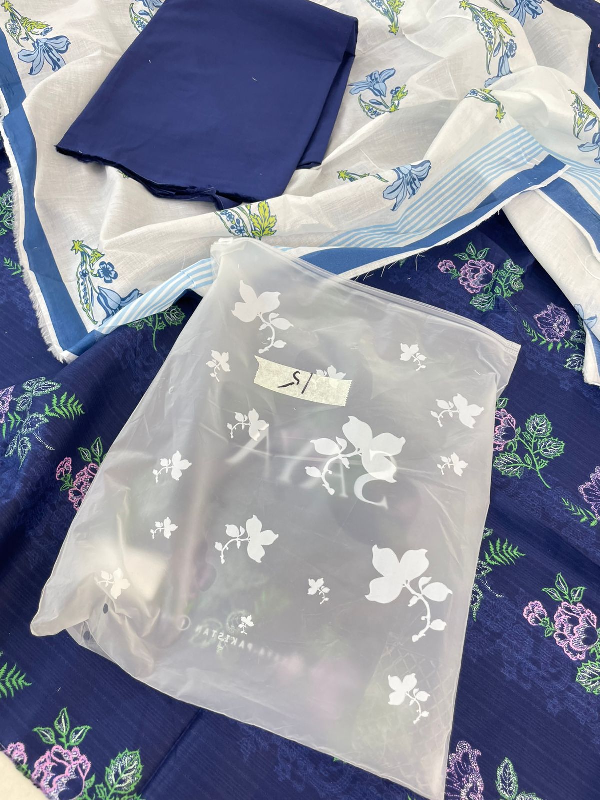 SAYA LAWN PRINTED 3 PC