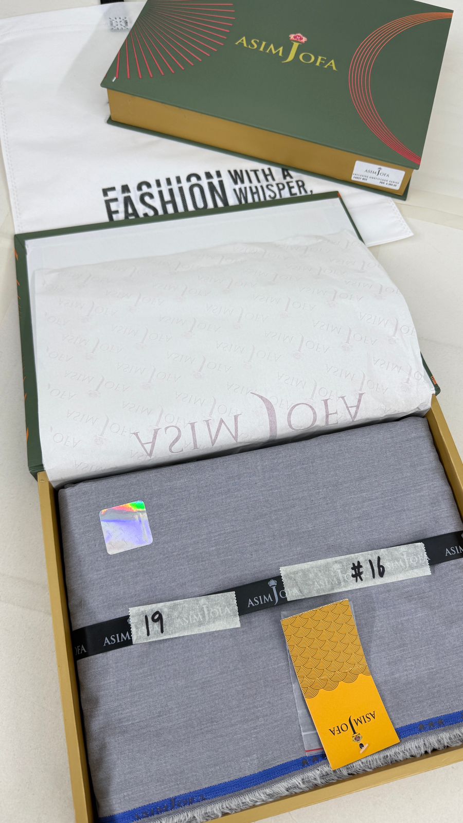 ASIM JOFA LUXURY BOX GENTS WASH N WEAR SUMMER