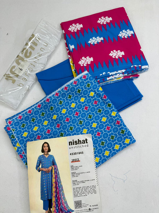 NISHAT VISCOSE 3 PC