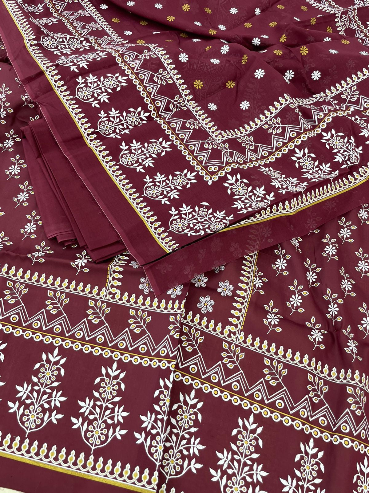 BLOCK PRINT LAWN 3 PC