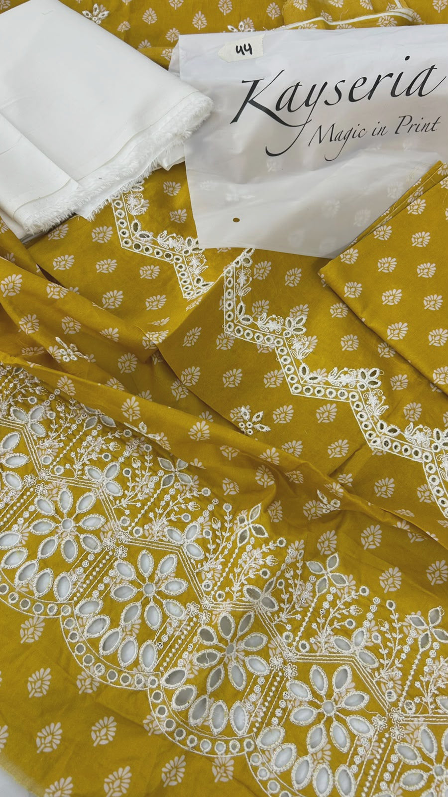 CHICKANKARI LAWN 2 PC SHIRT TROUSER
