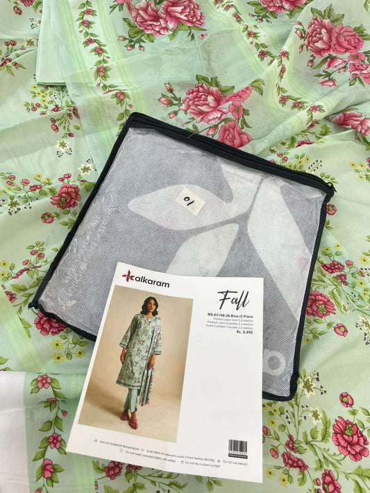 ALKARAM LAWN 3 PC