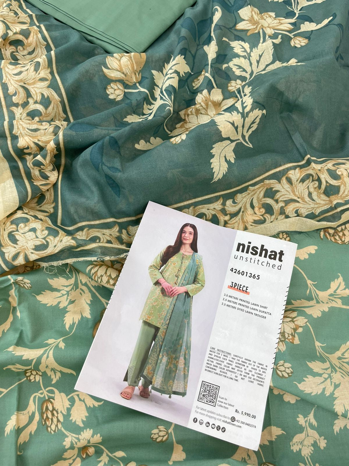 NISHAT LAWN 3PC