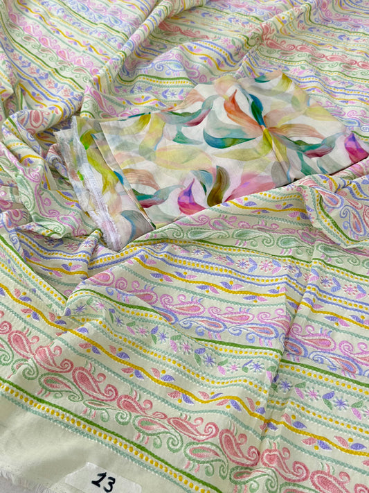 CHICKANKARI LAWN LUXURY 2 PC SHIRT TROUSER