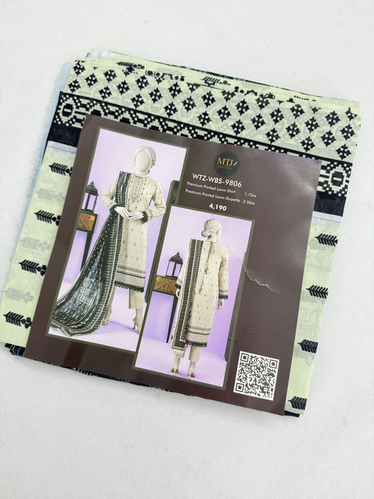 MTJ LAWN 2 PC SHIRT DUPATTA