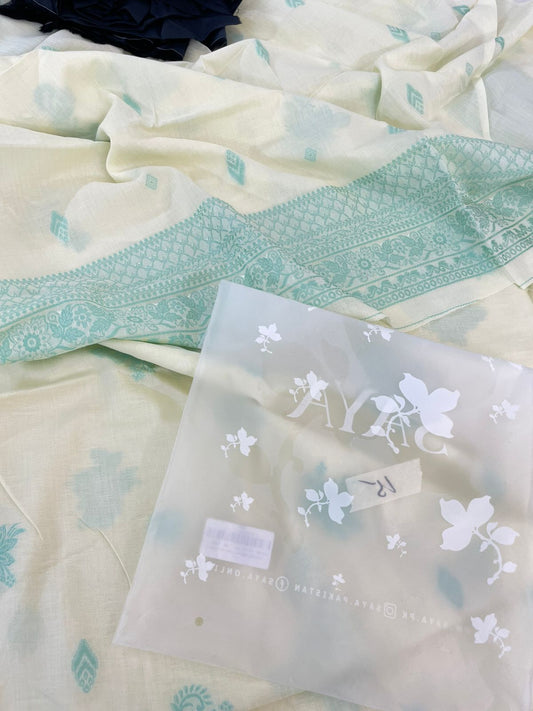 SAYA LAWN JACQUARD 3 PC