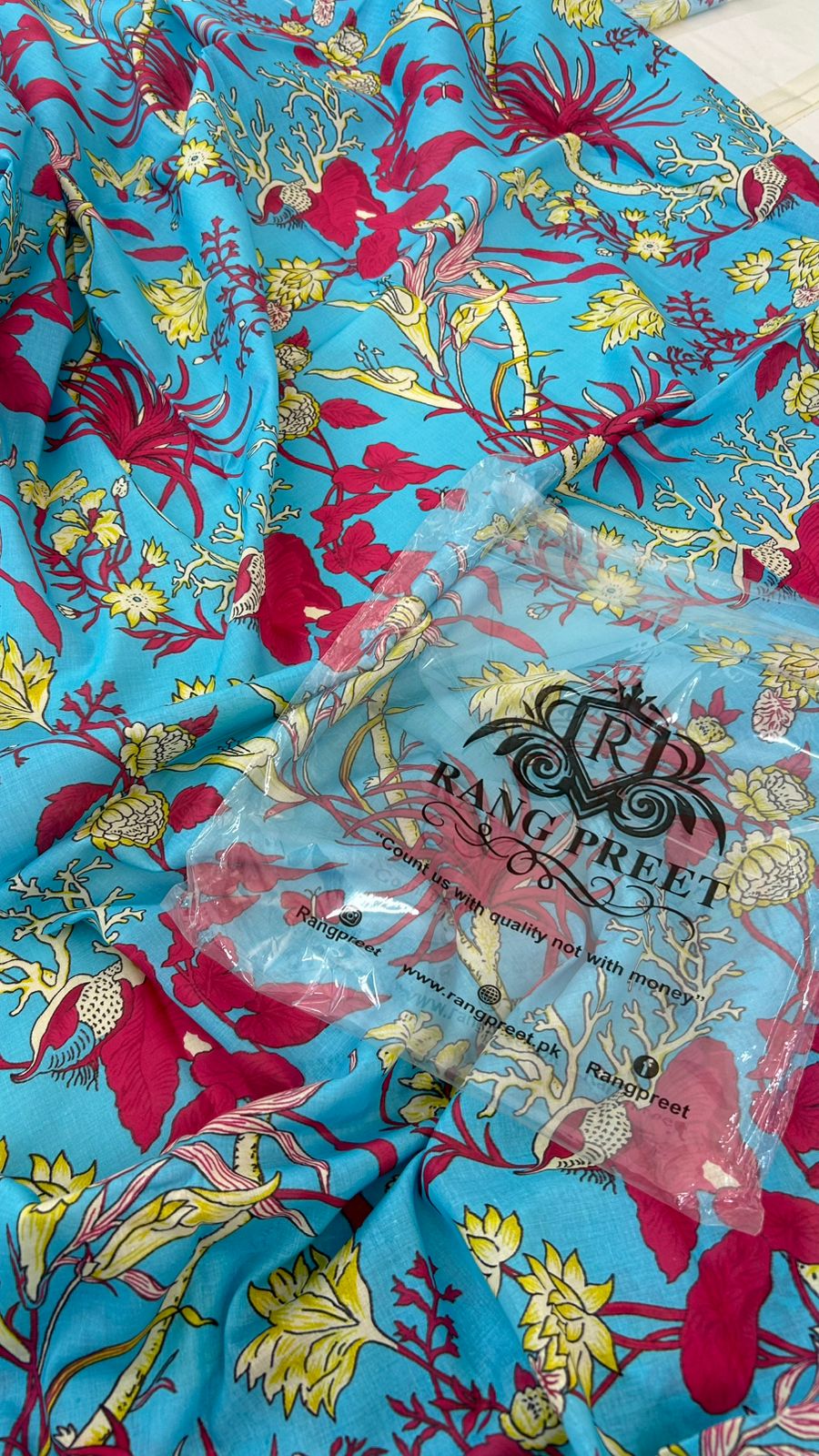 ALLOVER 2 PC LAWN SHIRT TROUSER