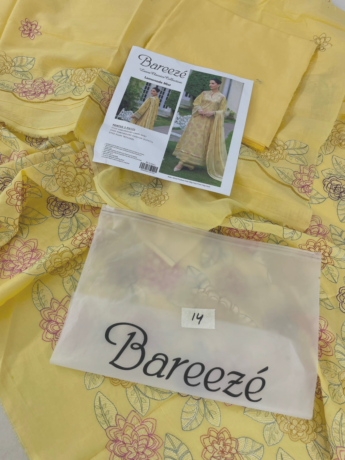 BAREEZE EMB 3 PC
