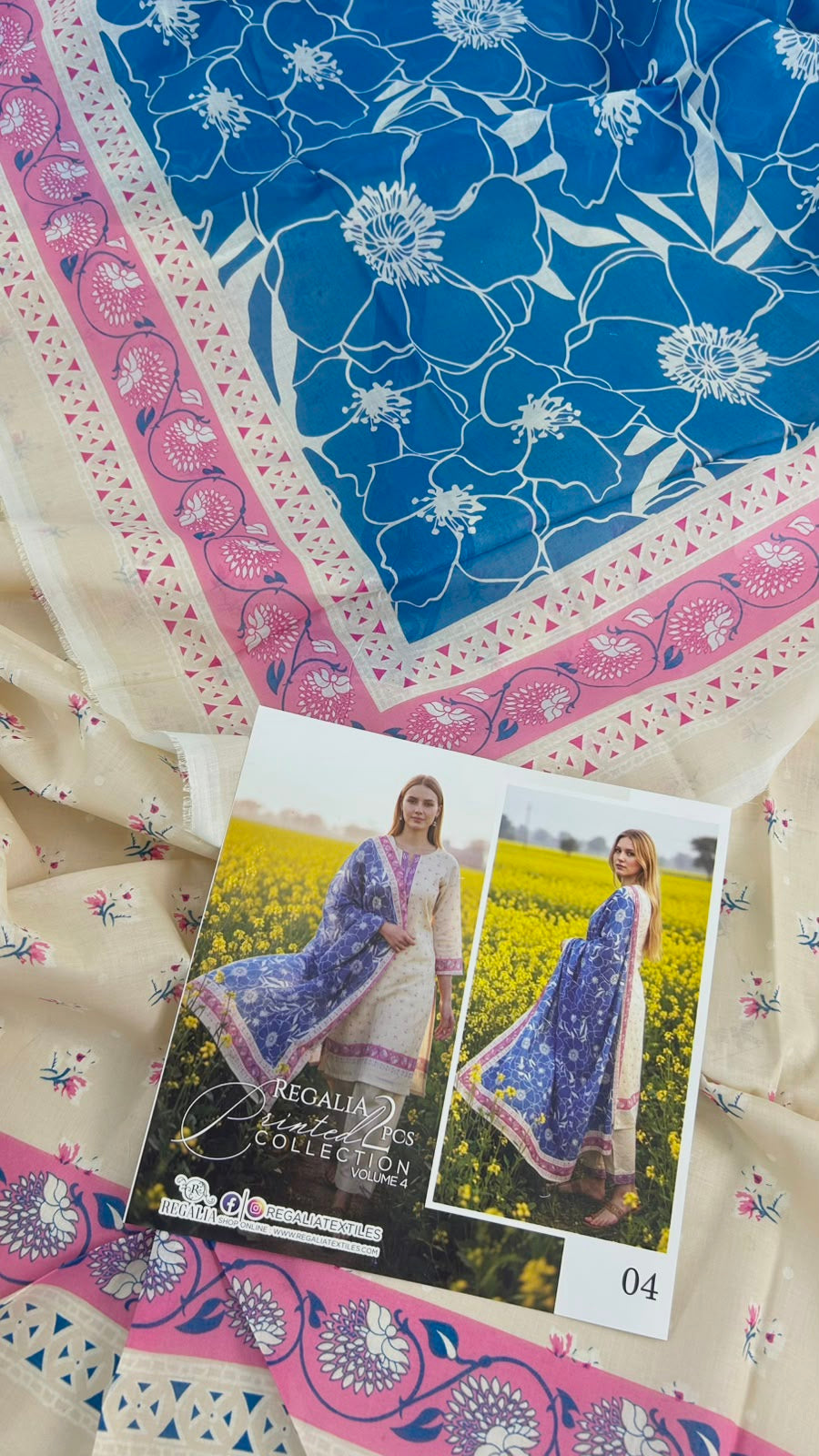 REGALIA 2 PC LAWN SHIRT DUPATTA