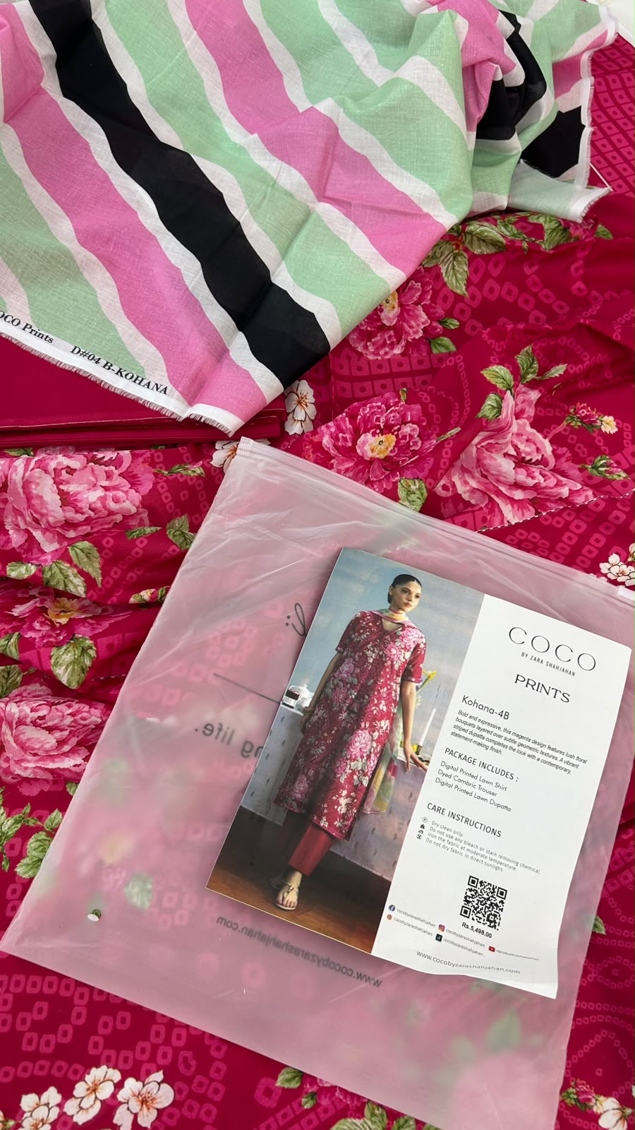 COCO ZARASHAH LAWN 3 PC