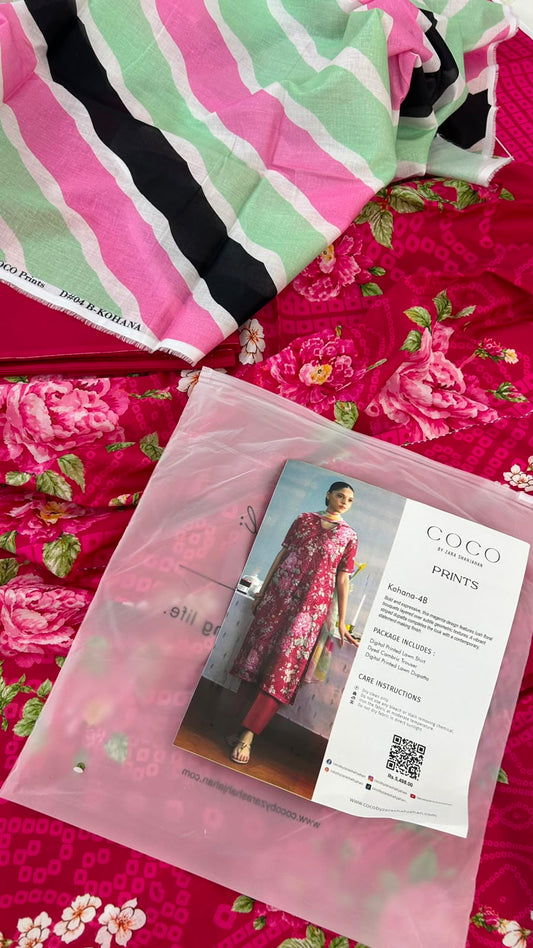 COCO ZARASHAH LAWN 3 PC