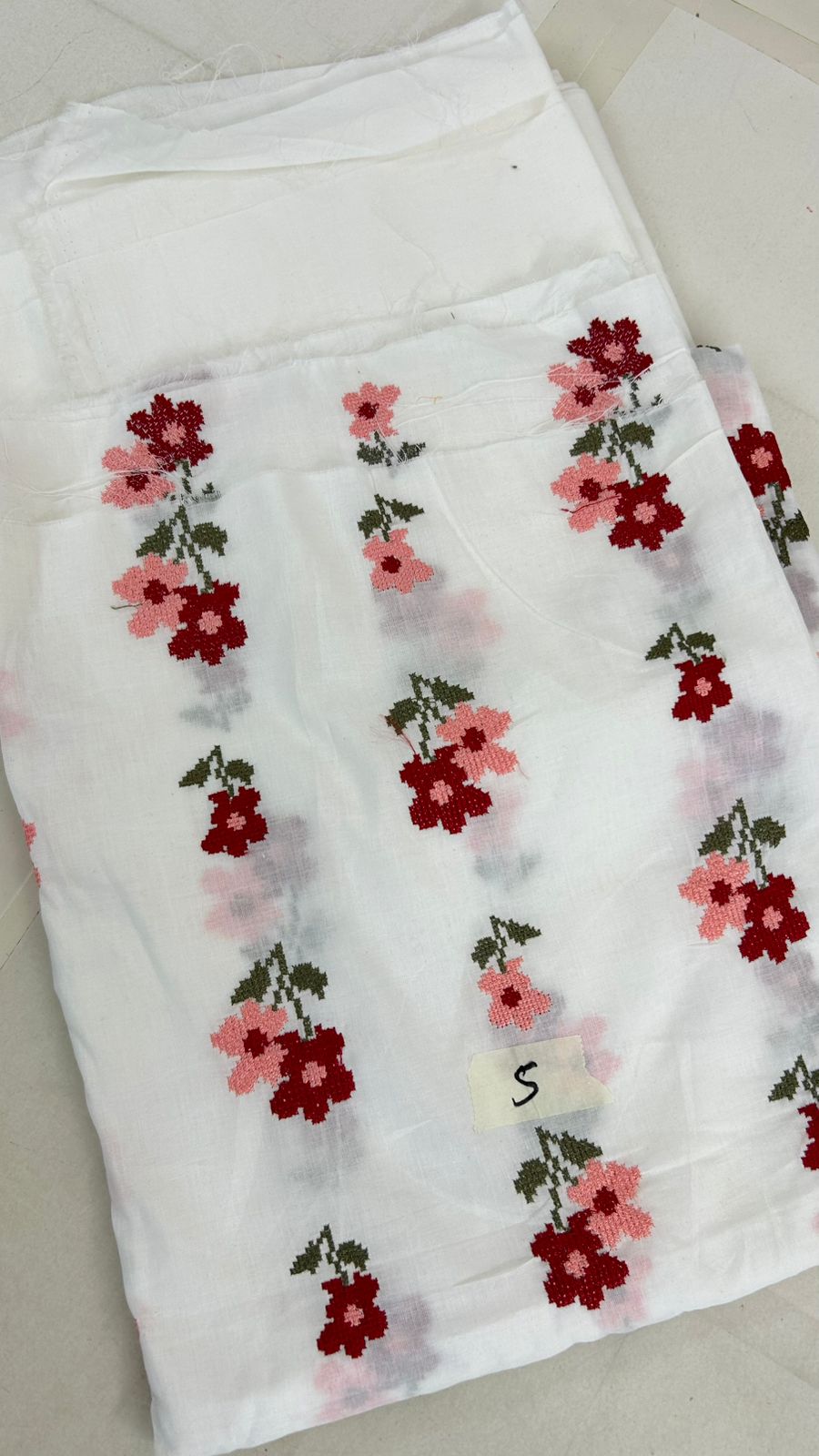 BAREEZE EMB 2PC SHIRT TROUSER