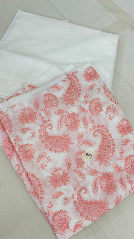 BAREEZE EMB 2PC SHIRT TROUSER