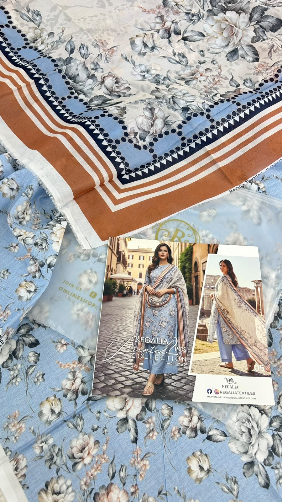 REGALIA 2 PC LAWN SHIRT DUPATTA