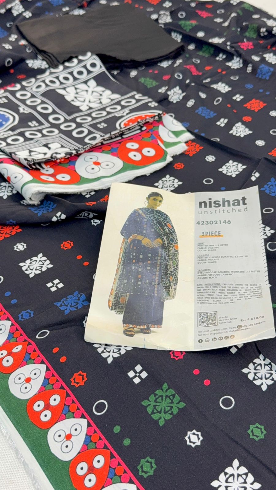 NISHAT VISCOSE 3 PC