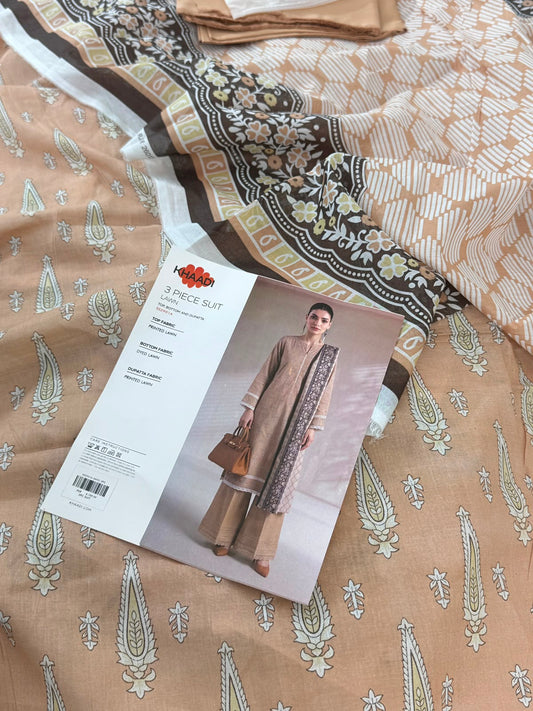 KHAADI LAWN 3 PC