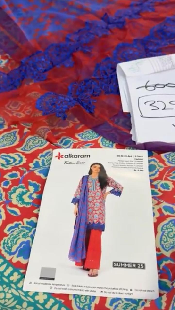 ALKARAM LUXURY 3 PC