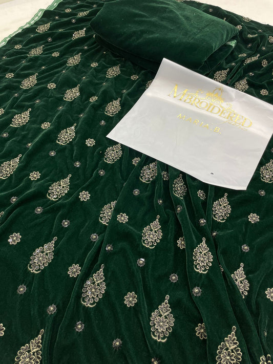 MARIA B VELVET EMB 2 PC