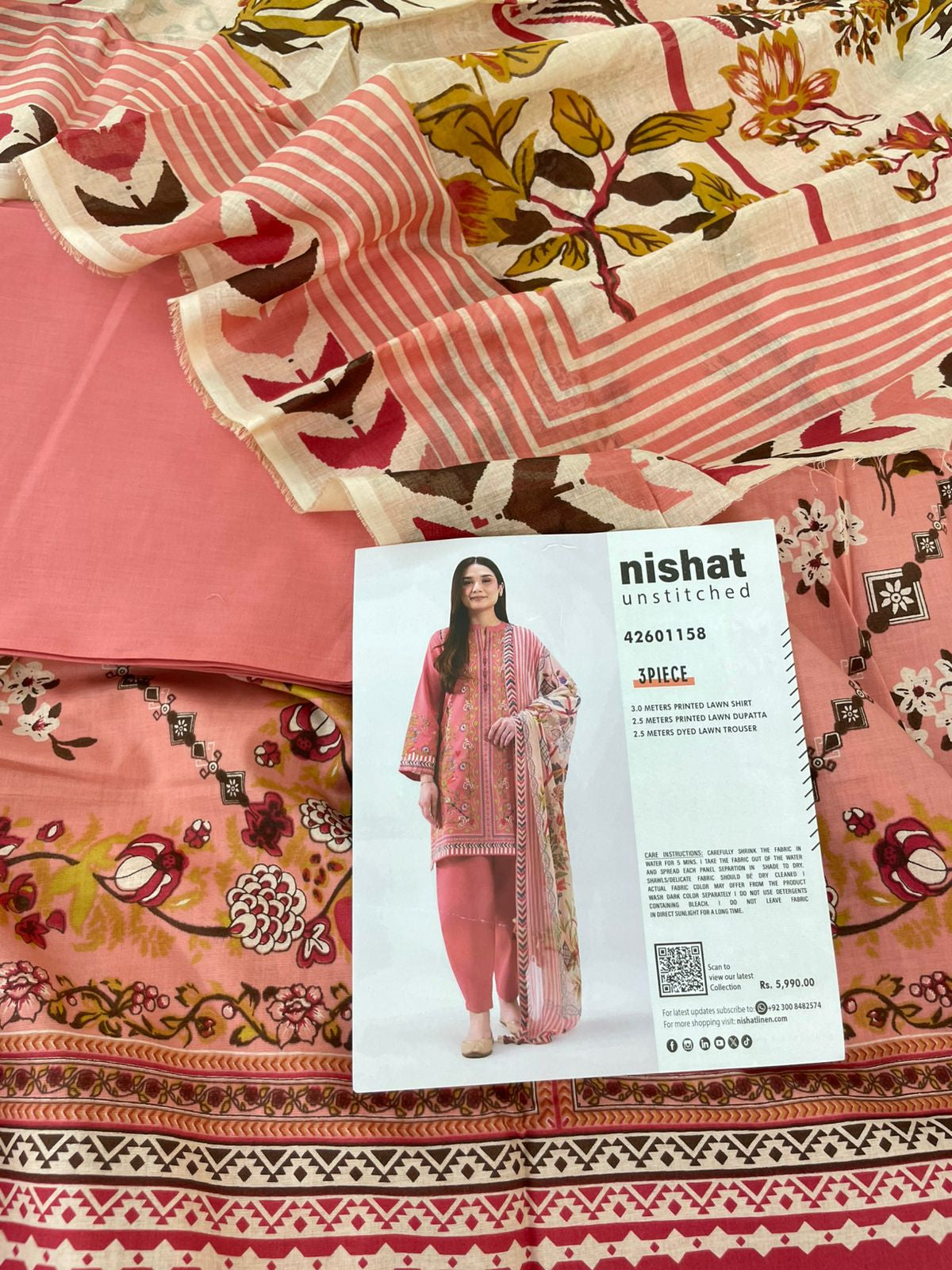 NISHAT LAWN 3PC