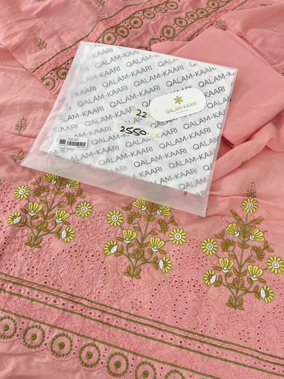 QALAMKAARI EMB 2 PC SHIRT TROUSER