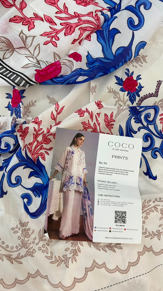 COCO ZARASHAH LAWN 3 PC