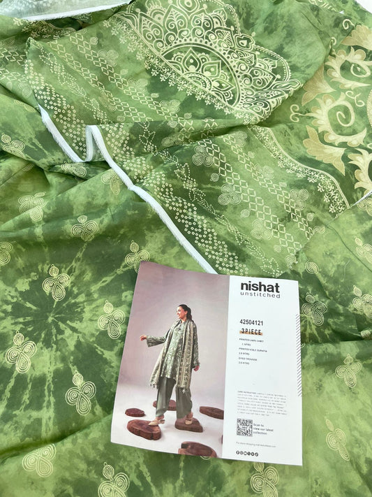 NISHAT LAWN 3 PC