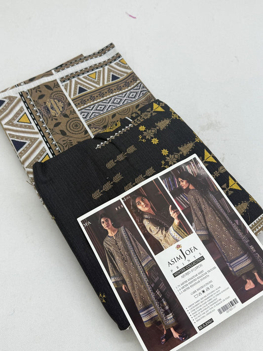ASIM JOFA KHADDAR 3 PC