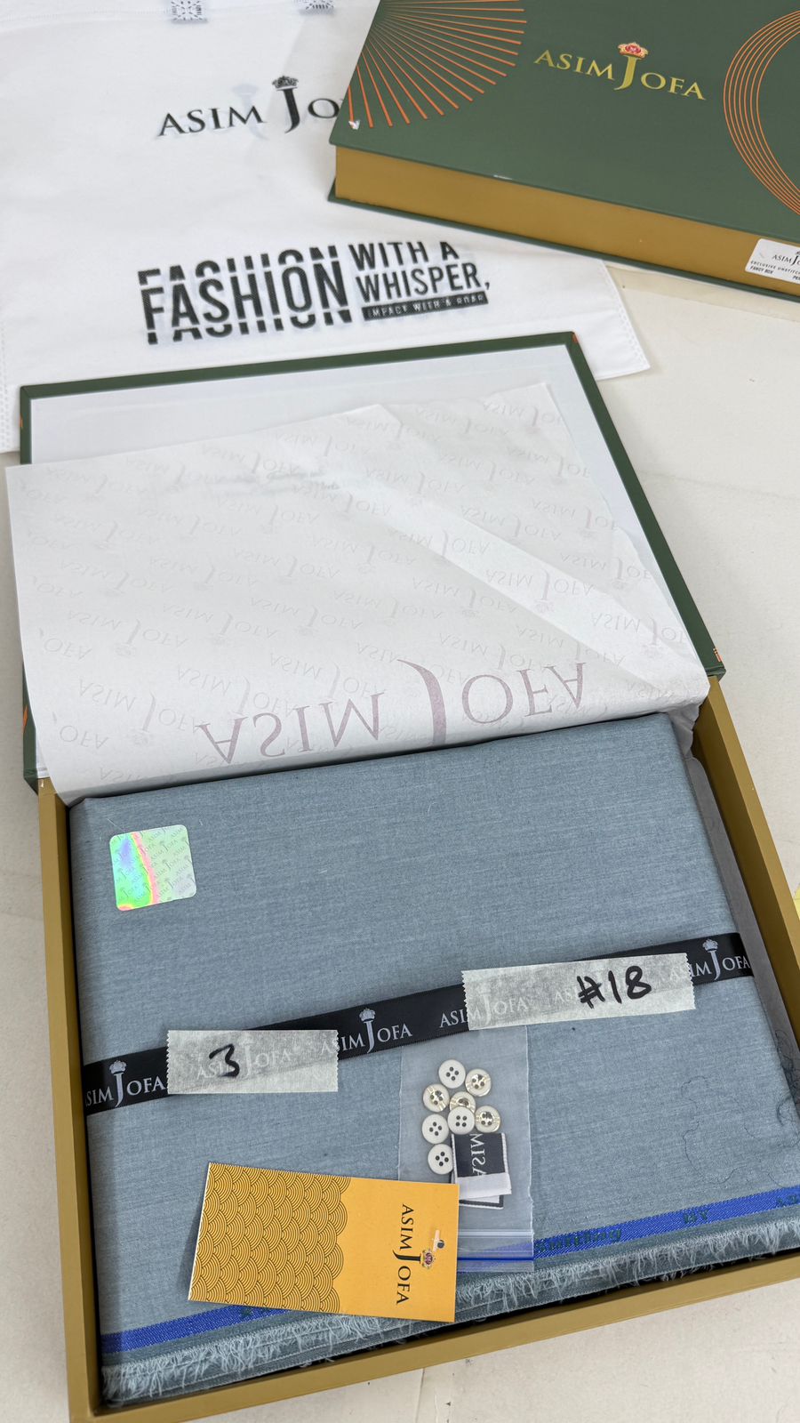 ASIM JOFA LUXURY BOX GENTS WASH N WEAR SUMMER