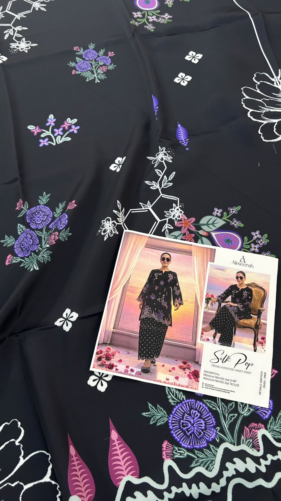 SILK 2 PC SHIRT TROUSER