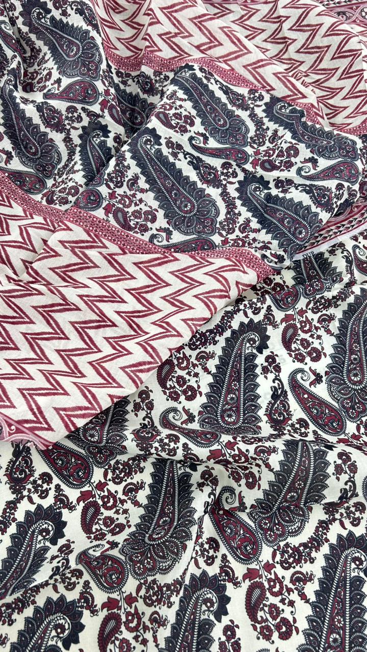 ALKARAM 2 PC LAWN SHIRT DUPATTA