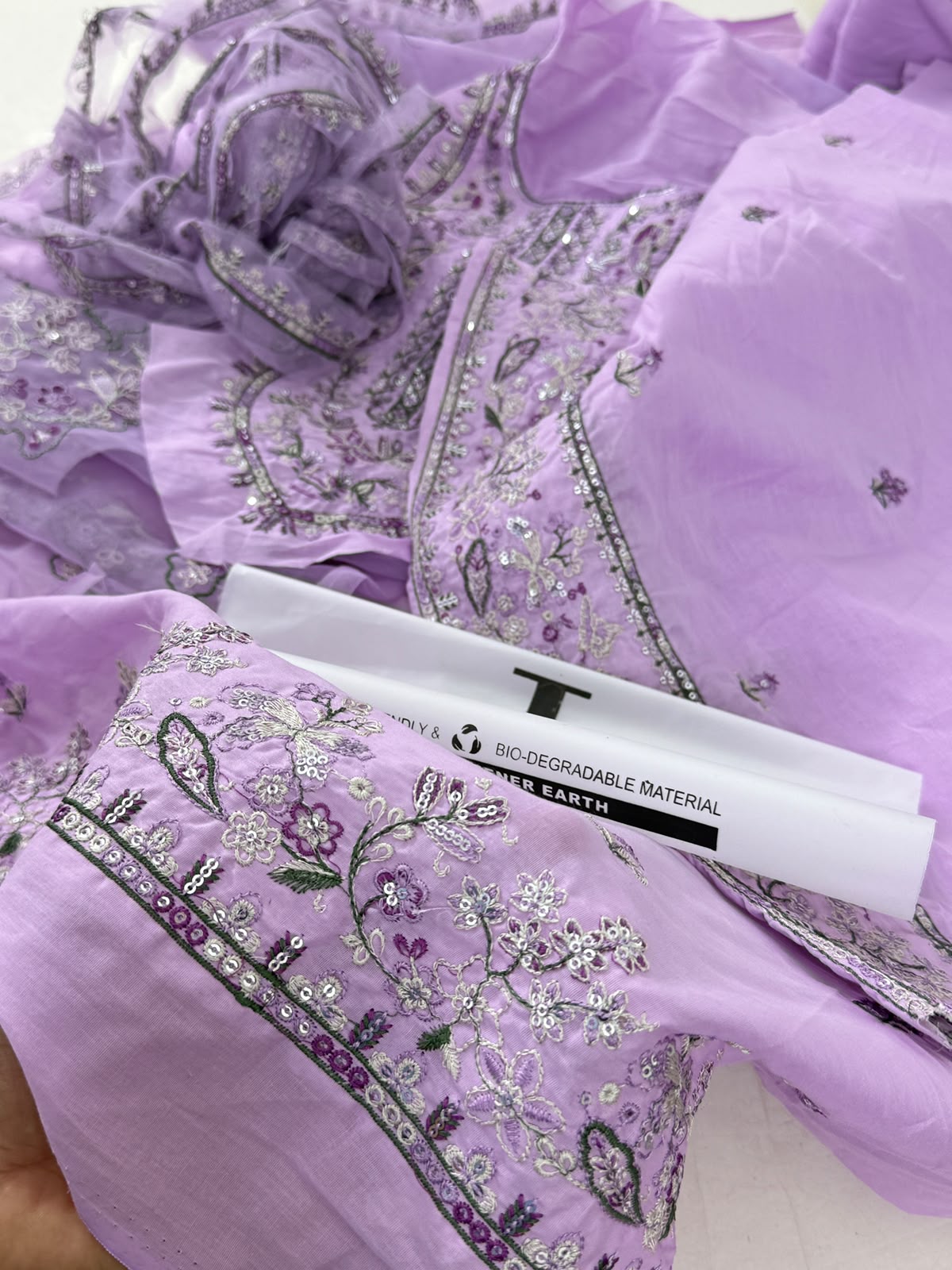 J. EMB SHIRT LAWN WITH EMB DUPATTA 2 PC
