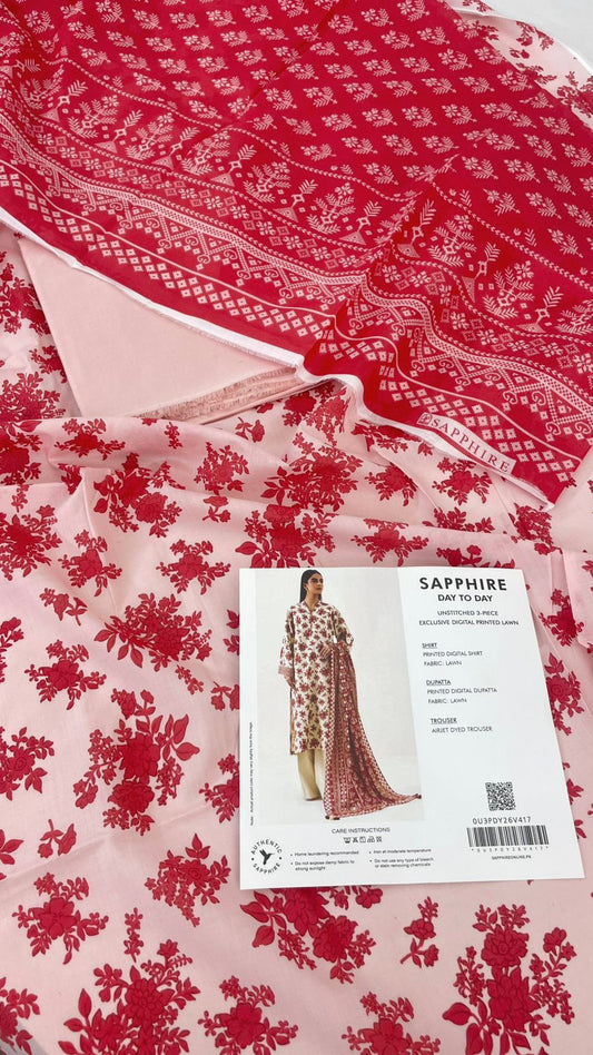 SAPPHIRE LAWN 3 PC